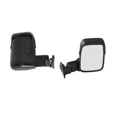 Rétroviseur droit sans réglage intérieur bras court (7cm) pour Ford Transit de 1986 à 1994