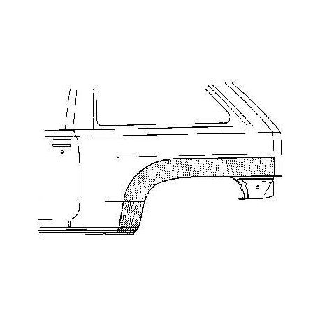 Arc d'aile arrière gauche pour Opel Corsa B version 3 portes