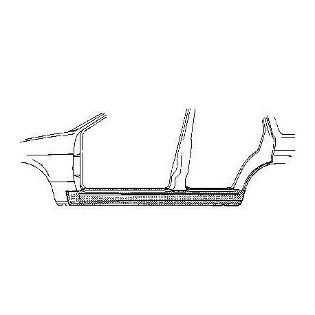 Bas de caisse gauche pour Opel Kadett E version 4/5 portes sauf modèle Combo / Cabrio