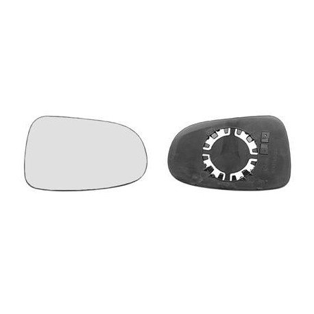 Miroir de rétroviseur gauche chauffant pour Seat Alhambra de aout 1995 à mars 1998