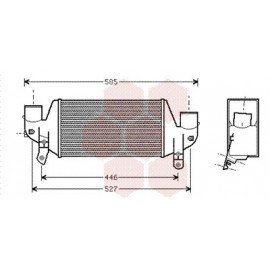 Intercooler pour Ford Focus version : 1.8TDdi Turbo Diesel de 1998 à 2002