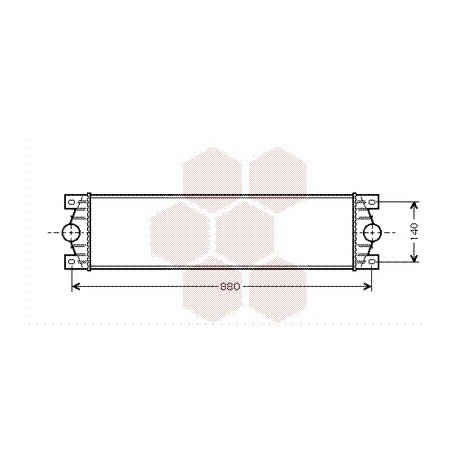 Intercooler pour Renault Master version :  de 1998 à 2003
