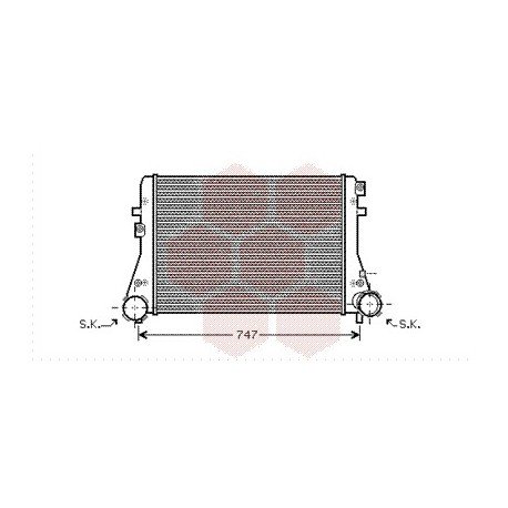 Intercooler pour Seat Leon version : 1.9 TDi / 2.0 TDi de 08/2005 à 2012