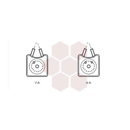 Radiateur Huile pour Skoda Octavia version : 1.6 / 2.0 / 1.8 de 1996 à 2004