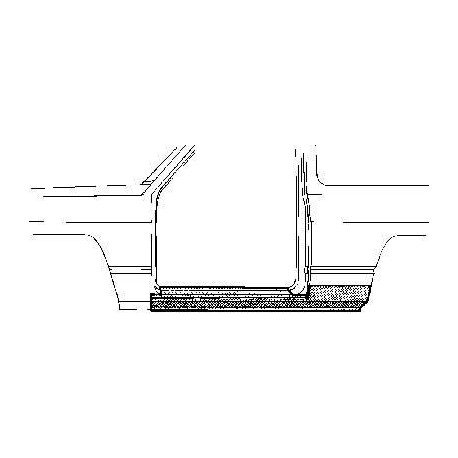 Bas de Caisse pour Mitsubishi Pajero jusqu'a 1991