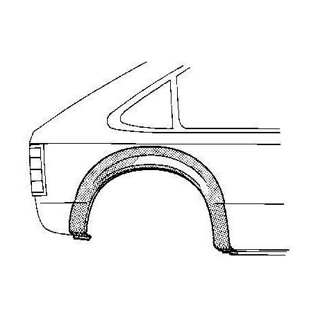 Arc d'aile arriere pour Opel Kadett d de 1979/1984