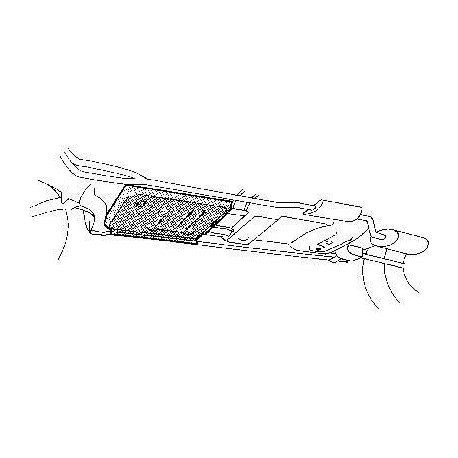 Plancher avant gauche pour Opel Kadett C de 1973 a 1979