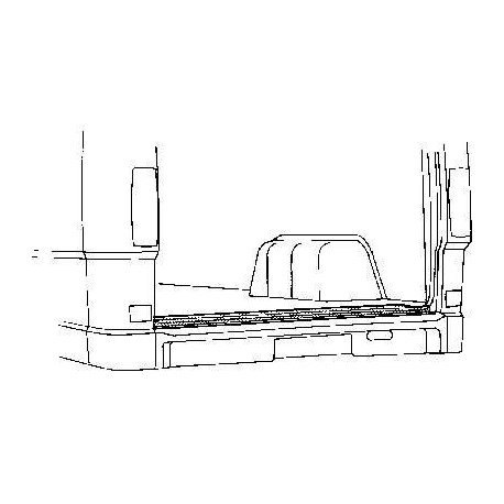 Bas de Caisse porte de chargement pour Mercedes 207-410 depuis 1977