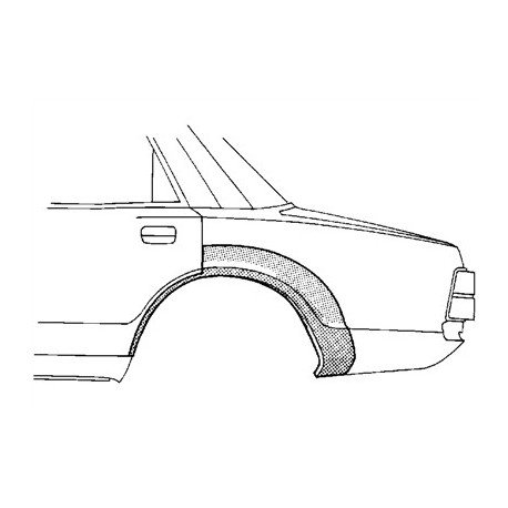 Passage de roue arrière pour Volvo 440/460