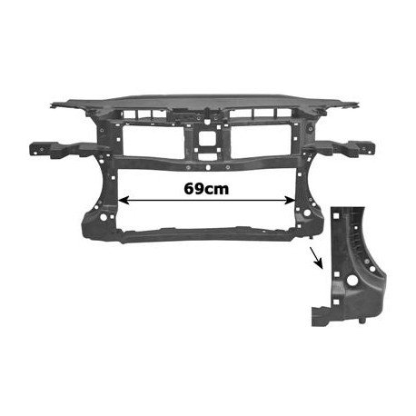 Face-avant pour Volkswagen Passat 2.0 Tsfi 147KW / 3.2 de fév 2005 à nov 2010