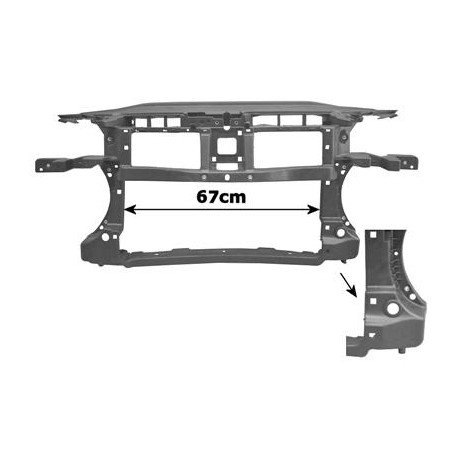 Face-avant pour Volkswagen Passat Diesel de fév 2005 à nov 2010