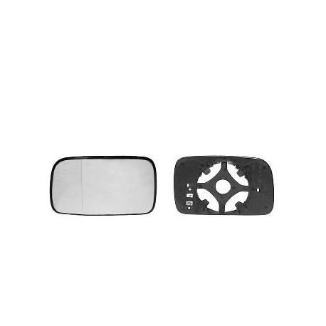 Miroir de rétroviseur gauche, asphérique et chauffant pour Volkswagen Caddy de 1996 à 2003