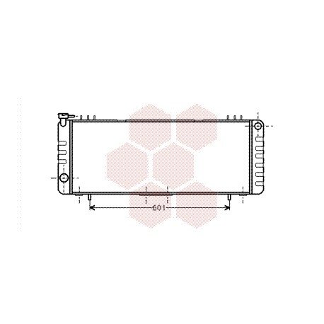 Radiateur moteur pour Jeep Cherokee de déc 1990 à 2001 version 4.0