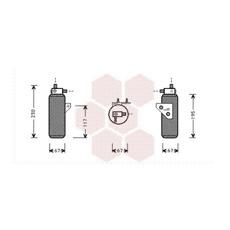 Bouteille déshydratante pour Land-Rover Range-Rover de 1994 à 2002