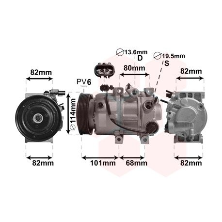 Compresseur airco pour Kia Optima depuis mars 2012 version 2.0i