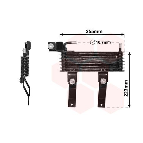 Radiateur Huile pour Hyundai Tucson de 2004 à 2010 version 2.0i CVVT / 2.0 CRDi