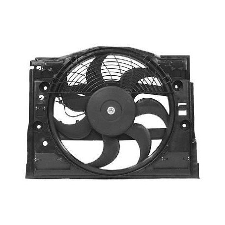 Hélice de ventilateur avec moteur pour BMW série 3 E46 de 1998 à 2005 version essence avec clim