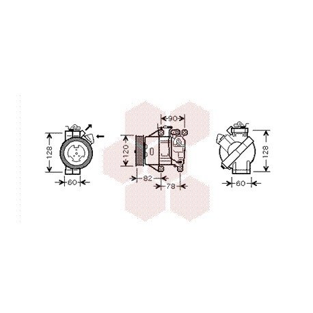 Compresseur airco pour Toyota Yaris d'avant 2005 version 1.3