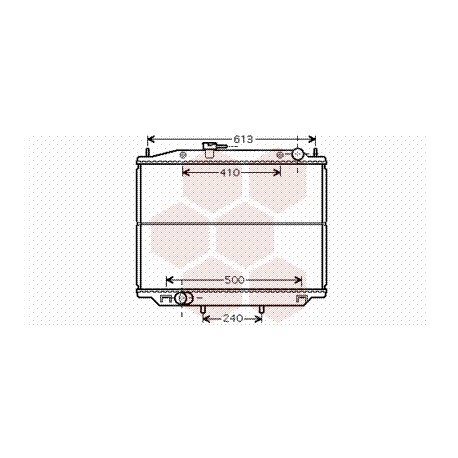 Radiateur moteur pour Nissan Terrano de 2002 à 2006 version 3.0 TDi