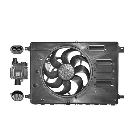 Ventilateur avec cadre et moteur pour Ford Mondeo de juin 2007 à sept 2010 version 2.0 TDCi boite automatique