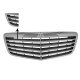 Grille de calandre noire et chrome pour Mercedes classe E W211 de 2002 à 2006