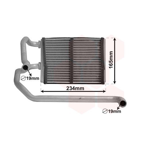 Radiateur de chauffage pour Infiniti FX de oct 2008 à 2013