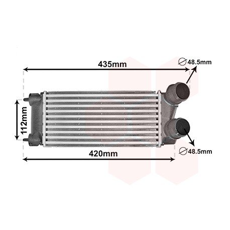 Intercooler pour Citroen DS4 version 1.2i de mai 2011 à 2015