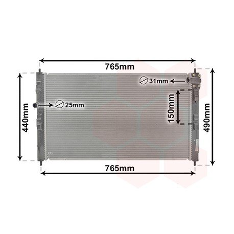 Radiateur diesel pour Citroën C4 Aircross depuis 07/2013